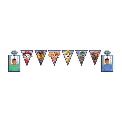 Paw Patrol Photo Garland Banner